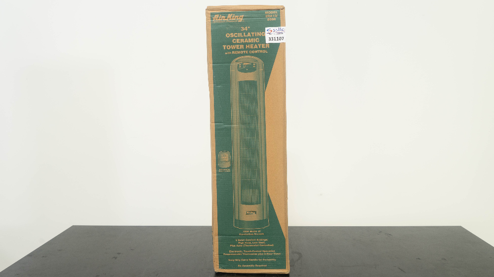 Air King 34 Oscillating Ceramic Tower Heater | Surplus Solutions